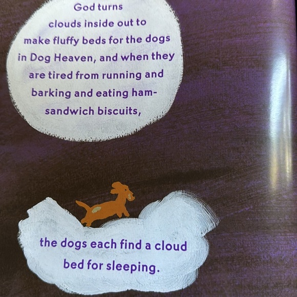 3/$20💕 DOG HEAVEN book great for explaining grief to kids, pet passing - Picture 8 of 10